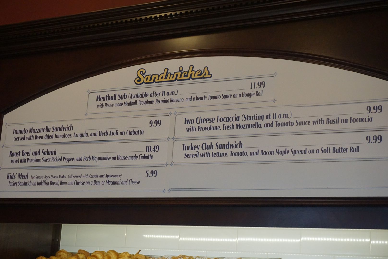 Boardwalk Bakery Breakfast Taste of Disney